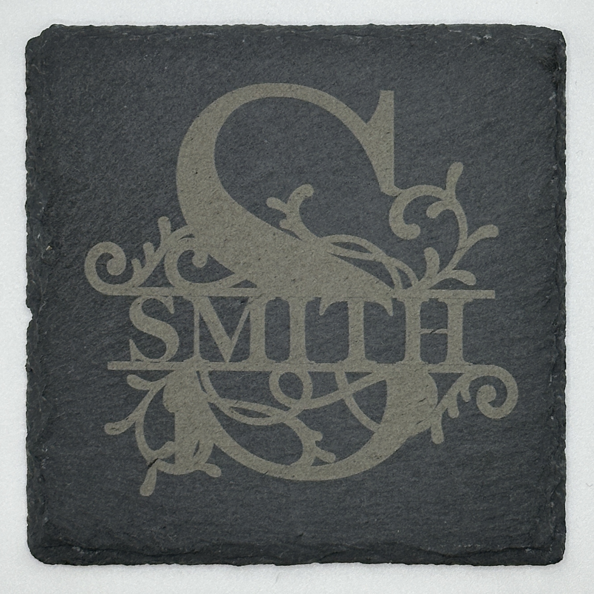 Monogram Slate Coaster