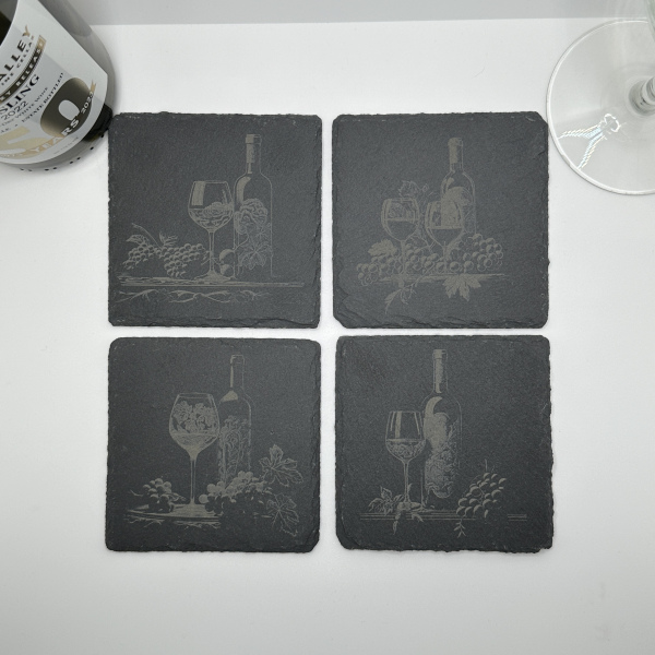 Slate Coasters - Set of 4